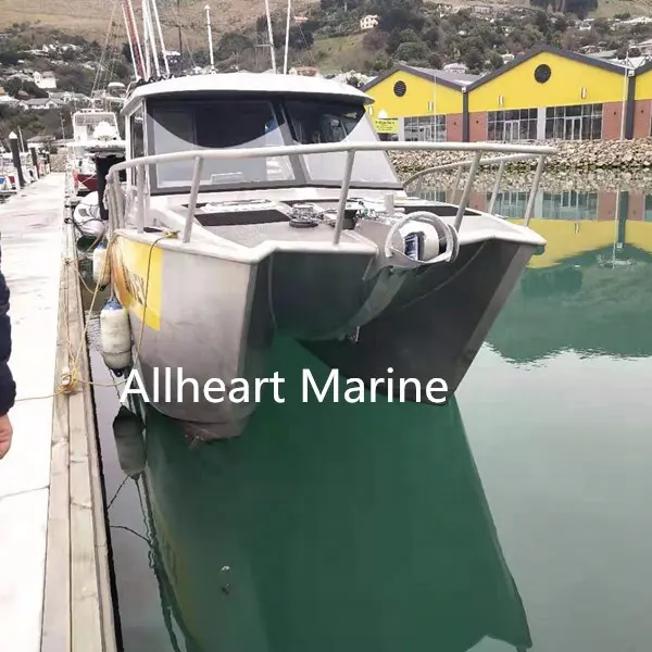 Bateau de pêche et de plongée en aluminium allcœur, longeur de 6.5m/9.5m, multi-usages