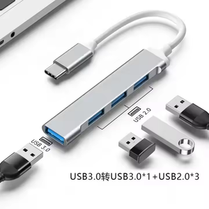 Promotion Price USB3.0/Type-C <strong>4</strong>-Port HUB USB3.0 to USB3.0*1+USB2.0*<strong>3</strong> Multiport <strong>Adapter</strong> Splitter for Laptops - Product Image 5
