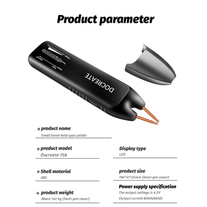 Xách tay cầm tay 756 Máy hàn điểm cho DIY <span class=keywords><strong>mini</strong></span> hộ gia đình nhỏ 18650 lithium pin SMD gói Lập Trình Viên - Product Image 6