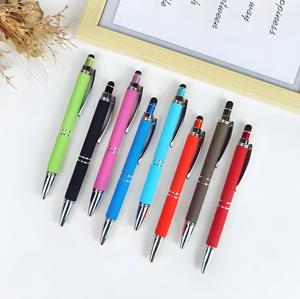 热卖促销新款二合一多功能触控笔软触摸屏圆珠笔带定制标志 - Product Image 4