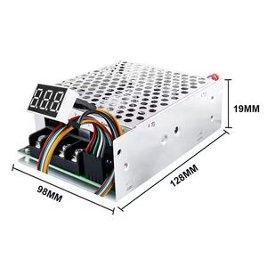 Regolatore di velocità <span class=keywords><strong>PWM</strong></span> 40A DC 10-55V 12/24/36V con un potenziometro remoto e un pulsante di retromarcia - Product Image 4