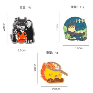 Karikatür sevimli küçük alev alaşım broş yaratıcı moda yüksek kaliteli emaye Pin maçlar - Product Image 5