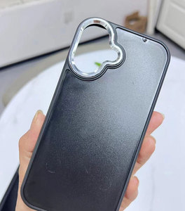 Luxury Electroplating Camera Rings Groove Phone Cover for iphone 16 15 Pro Max Metal Lens Buttons Blank Case for iphone 14 13 12 - Product Image 1