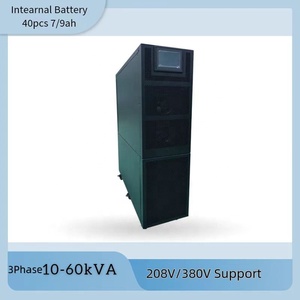 3-фазный стандарт Online UPS 10KVA 20KVA 40KVA защита от перегрузки UPS система резервного копирования батареи - Product Image 3
