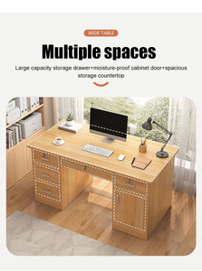 <strong>Simple</strong> Modern Single <strong>Desk</strong> with Drawer Home or Office <strong>Desk</strong> and Chair Set Desktop <strong>Computer</strong> <strong>Desk</strong> - Product Image 5