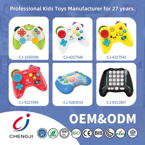 Chengji oyunu kolu oyuncak plastik bulmaca öğrenme oyun konsolu aydınlatma müzikal bebek oyun denetleyicisi oyuncak - Product Image 6