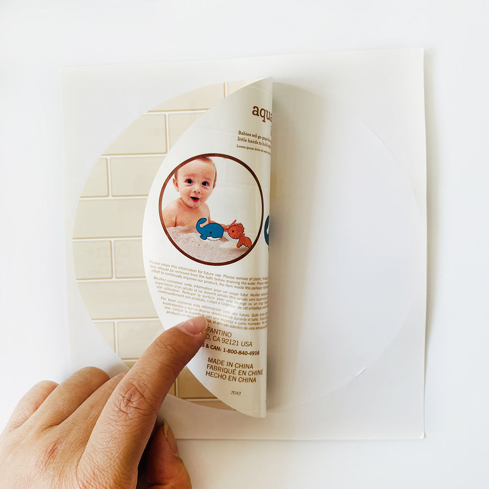 Ejemplo de pegatina para ventana B