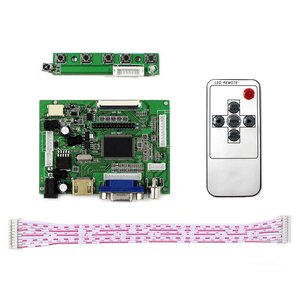 Placa de desarrollo con Monitor Lcd 6,5, 7, 8, 9 pulgadas, Tft, Lcd, placa controladora, Hd, mi, Vga, Av1, Av2, interfaz Lvds