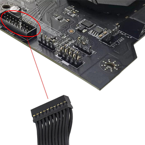 15cm Motherboard <strong>USB</strong> 3.0 19 Pin 20 Pin Male to Female Power Extension Cable Mainboard USB3.0 20pin 19 Pin Conversion Wire Line - Product Image 4