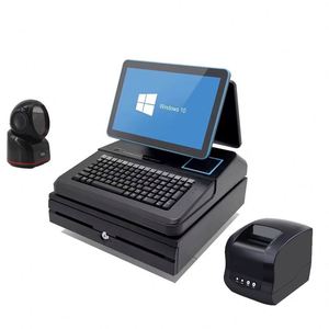 Емкостный многосенсорный экран Windows 7/10 pos I3/I5/I7 система 4 + 64 ГБ все в одном pos-терминал - Product Image 6