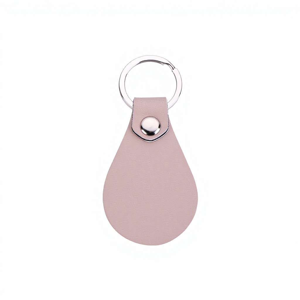 pu leather keychain-8541mm-log color