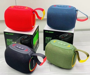 Altavoz KOLEER inalámbrico portátil Blue Tooth 10W HD soporte de sonido tarjeta TF U disco TWS función RGB luz impermeable diseño duradero - Product Image 3