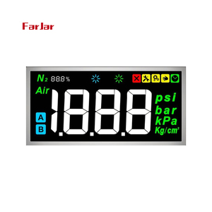 Benutzer definierte va schwarzer Bildschirm 7 Segment Energie zähler LCD-Anzeige benutzer definierte LCD - Product Image 4