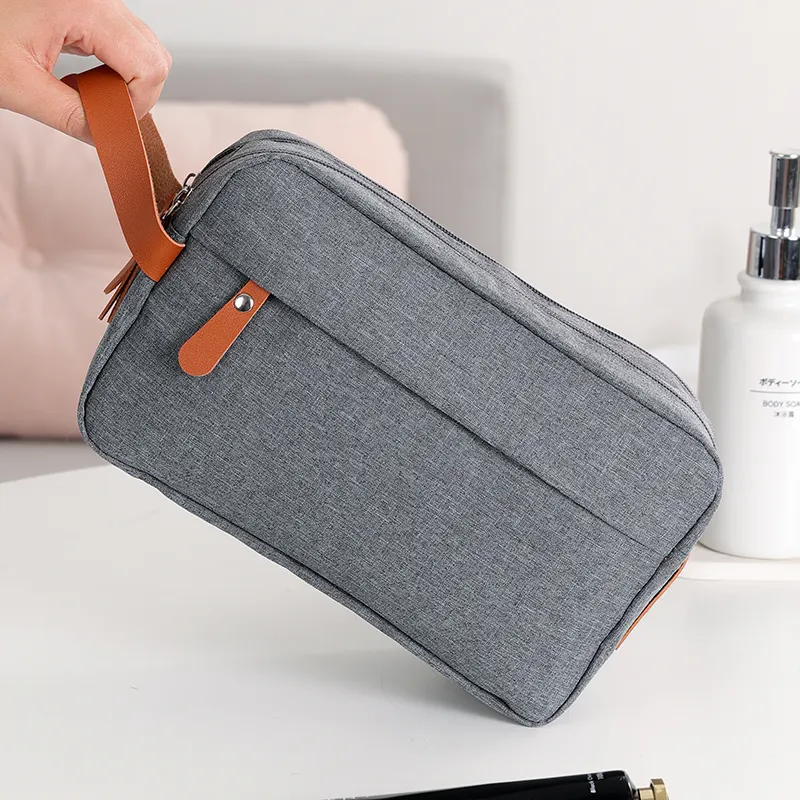 Bolsas y estuches de cosméticos para hombre de negocios, Neceser de maquillaje para hombre, artículos de tocador para hotel, accesorios de viaje 2022