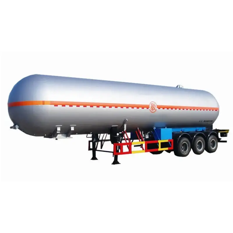 Prix d'usine Offre Spéciale gpl gaz carburant camion-citerne et remorque dimensions 50 tonnes gpl prix du réservoir de stockage pour le Zimbabwe