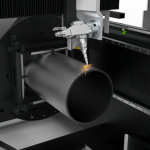 HN Laser 4 Chunks Voll automatisches Be-und Entladen von Rundrohr schneidern Metallblech schneide maschine - Product Image 4