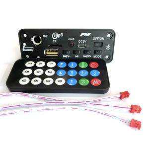 Nuevo modelo de fábrica, placa amplificadora Bluetooths, módulo de decodificación de MP3 para coche de 2-3W, grabación de llamadas sin pérdidas, amplificadores de receptores altos - Product Image 5