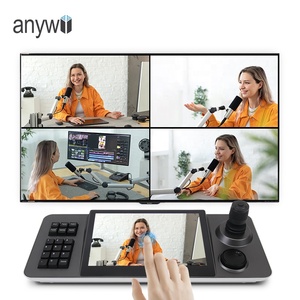 Anywii fabbrica Broadcast videocamera Controller ndi Touch Screen Ptz Camera Joystick per Live Streaming Ptz Controller tastiera - Product Image 4