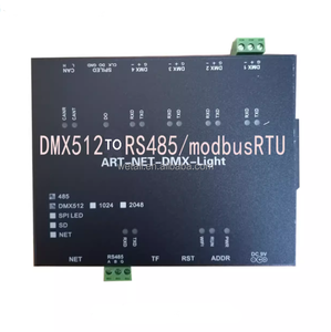 DMX512 в RS-485/Modbus RTU/232 преобразователь протокола для PLC для считывания DFV5-DMX512 данных освещения - Product Image 1