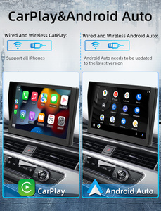9Inch Portable Car Stereo HD Screen MP5 Video Output USB <strong>Devices</strong> TF Card Aux <strong>Input</strong> Wireless Carplay Android Auto With DVR <strong>Camera</strong> - Product Image 3