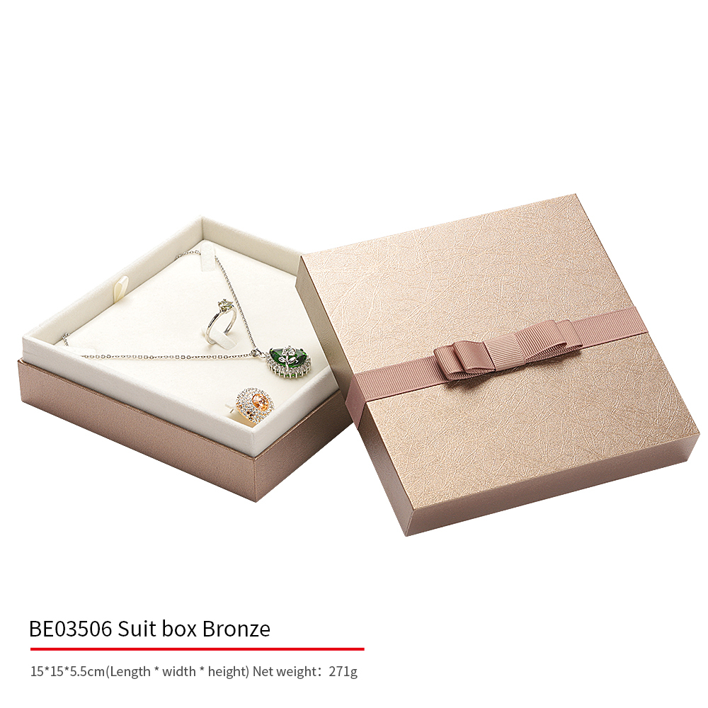 BE03506 Conjunto de joyas caja-Bronce