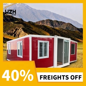 Contenedores modulares de construcción de casas prefabricadas, diseño moderno, a la venta, 20 pies, 40 pies, con escalones