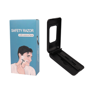 Men's Black <strong>razor</strong> Double <strong>Edge</strong> Blade <strong>razor</strong> With Mirror Box Double <strong>Edge</strong> Blade Metal Shaving <strong>razor</strong> - Product Image 4