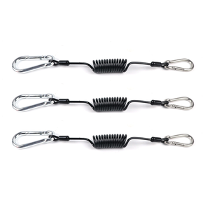 Industrielle Arrest Fall Restraint Lan yards Zwei Sicherheits-Snap-Coil 1 Stretch Construction Fall Restraint für Arbeiter geschweißtes Seil