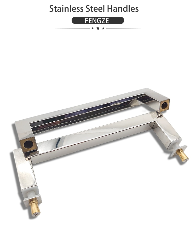 High Quality China Suppliers Stainless Steel Pull Glass Door Handle Commercial Glass Door Pull Handles