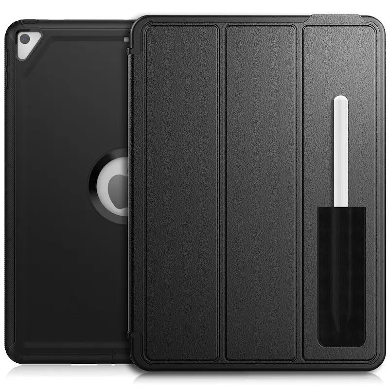 Anti-Drop Pu Lederen Tpu Auto Slaap Wake Tablet Cover Robuuste Potlood Houder Magnetische Flip Case Voor Ipad 10.2 Inch 7e 8e 9e