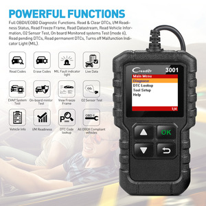 アップデートサービスを備えたフル機能X431 Creader CR3001 OBDII EOBD Auto Code Reader Scannerを起動 - Product Image 3