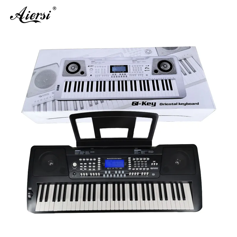 Aiersi-Teclado de piano árabe, instrumentos musicales de estilo Oriental, con rueda de banda de pitch, 61 teclas