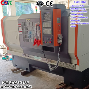 Hochwertige intelligente Programmier plattform Horizontale CNC-Drehmaschine Großhandel Flach betts truktur für die Arbeits bearbeitung - Product Image 1