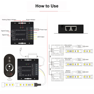 WiFi RGB светодиодный контроллер MusicTiming для RGB веревочная лента WIFI изменяющий цвет светодиодный контроллер с ИК-пультом (синхронизация) - Product Image 5