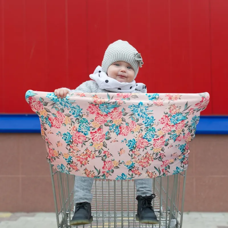 Nuevo patrón, el 6. ° material de LICRA elástico, cubierta de lactancia para bebés, cubierta de asiento de coche para bebés, cubierta de asiento de coche