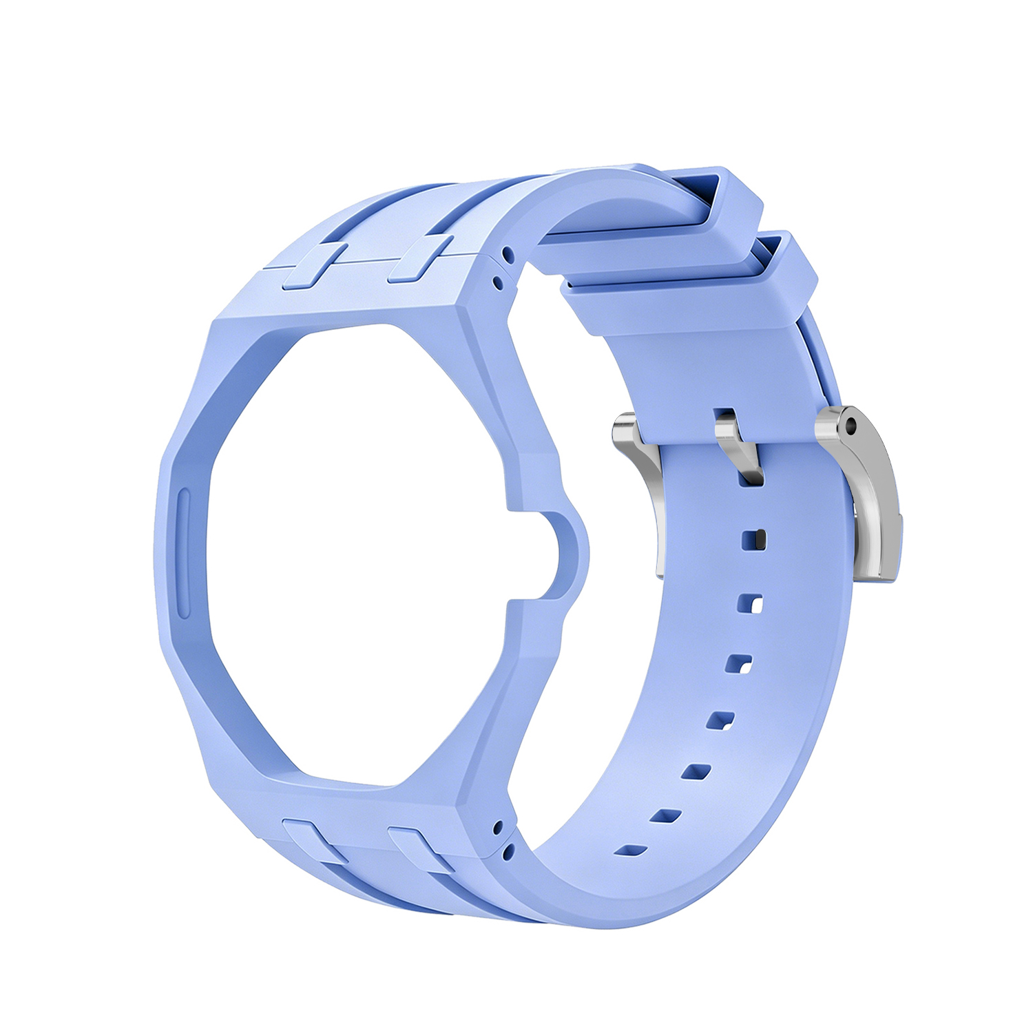 Horloge bleu clair-3