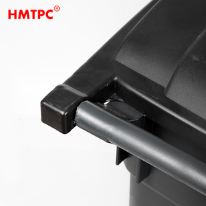 Contenedor de almacenamiento de gran capacidad de 200 litros y 55 galones de estilo estadounidense, cubo de basura de plástico HDPE, cubo de basura para exteriores con alta calidad - Product Image 3