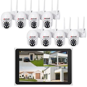 Anxinshi 3MP HD Camera Kit With Screen 8CH PTZ Control Camera Kit IP66 Waterproof <strong>Security</strong> <strong>System</strong> Camera Kit - Product Image 1