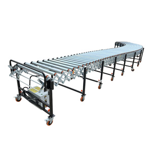 Customized Non-slip Flexible Powered Roller <strong>Conveyor</strong> Adjustable and Expandable Roller <strong>Conveyor</strong> Trailer <strong>Loading</strong> <strong>Unloading</strong> - Product Image 4