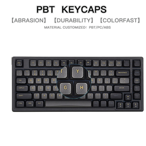 Estructura de junta M2 83 teclas PBT Keycap Teclado de diseño intercambiable en caliente Gaming Kailh Switch Teclado mecánico con retroiluminación blanca - Product Image 2