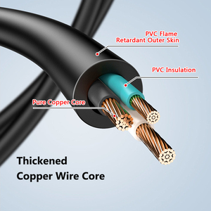 China Factory Supply <strong>18</strong> <strong>AWG</strong> 3 Prong US Plug Computer Ac Power <strong>Cord</strong> for Speaker PC Desktop Rice Cooker Printer Power Supply <strong>Cord</strong> - Product Image 4