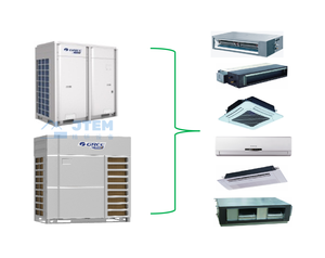 Gree Gmv5 modüler serisi Vrf klima Vrf dış ünite R410a soğutucu ile ısı pompası tipi - Product Image 3