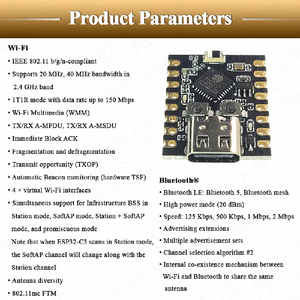 Esp32C3開発ボードモジュールミニWifiBtBluetoothモジュールRisc-v32ビットシングルコアプロセッサEsp32-c3ピンType-c - Product Image 5