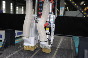 Enrutador Cnc de anidamiento de 4x8 pies, máquina de carpintería, enrutador de madera ATC 1325 de 4 ejes para corte de Mdf, fabricación de armarios de puertas de muebles de madera - Product Image 3