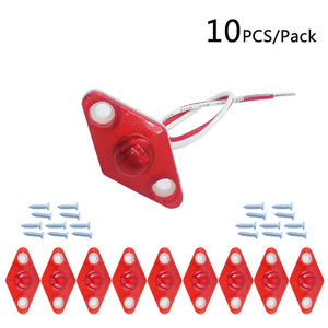 2 inç yılan gözü LED kamyon römork gümrükleme Side Marker lamba ışığı - Product Image 4