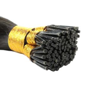 โรงงานดิบ I เคล็ดลับผมมนุษย์ธรรมชาติอินเดีย100% ส่วนขยาย1 # สี - Product Image 1