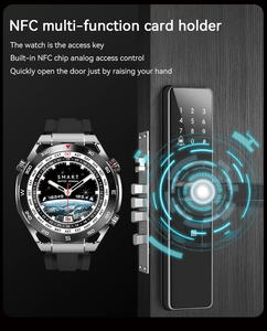 VALDUS 1.52 HD NFC porta carte multifunzione Smart Watch con custodia in lega di zinco Deep Blue Bezel HD WATCH ULTIMATE - Product Image 3