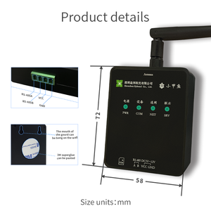 Datalogger DC5 ~ 12V,Rs485/Rs232,9600bps,AT Conjunto de instrucciones Gateway Industrial Gateway Dispositivo terminal de adquisición de datos Wi-Fi.DTU. - Product Image 6
