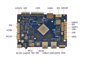 Placa base con reconocimiento facial RK3399, 6 núcleos, DDR4, LVDS, HD-MI, mini, android, industrial - Product Image 2