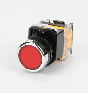 Button schalter LA38-11 LA38-11BN flach taste selbst-reset-taste schalter 22mm
